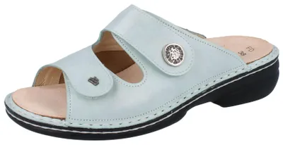 Produktbild von FINN COMFORT FinnStretch Zeno Damen Pantolette grün mint Glattleder Stretch - Größe: 37