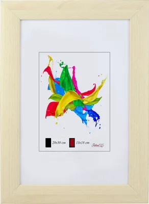 Produktbild von Denver Holz Bilderrahmen Wanddeko Collage Poster Bilder Foto Rahmen - Farbe: Natur Hell | Format: 21x30