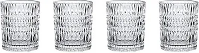 Obrázok produktu pre Nachtmann Ethno Tumbler Set, Kokteilové poháre, 304 ml, Sklo, Priehľadná, 4 kusov, 73 mm
