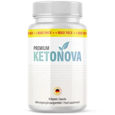 Produktbild von Premium Ketonova Kapseln | Ideal begleitend für dein Ziel | in der großen Maxi-Dose | Inhalt 90 Kapseln