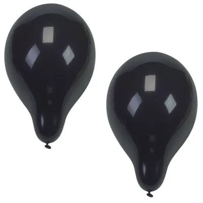 Immagine prodotto di 10 palloncini Ø 25 cm neri