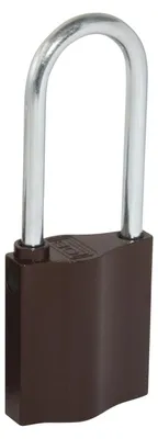 Zdjęcie produktu dla K351 Kłódka Zamak z wydłużoną szeklą 50 mm - duży klucz