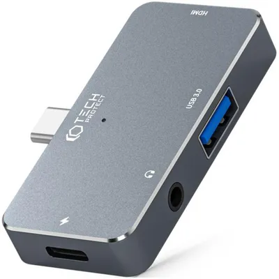 Obrázek produktu pro Tech-Protect V6-Hub Adaptér 4V1 Šedý
