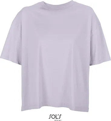 Obrázek produktu pro SOLs 03807 | Dámské tričko Boxy Oversized - česaná organická bavlna - barva: Lilac - velikost: M