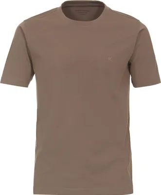 Produktbild von CASAMODA Herren T-Shirt Kurzarm Regular-Fit Hellbraun M