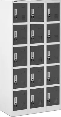 Produktbild von Expondo Fromm & Starck Spindschrank - 15 Fächer - grau