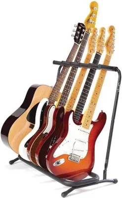 Produktbild von Gitarrenstand für 5 Gitarren - stabil und platzsparend