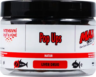 Obrázok produktu pre Pop-Up Max Carp Liver Drogové 16mm guľôčky