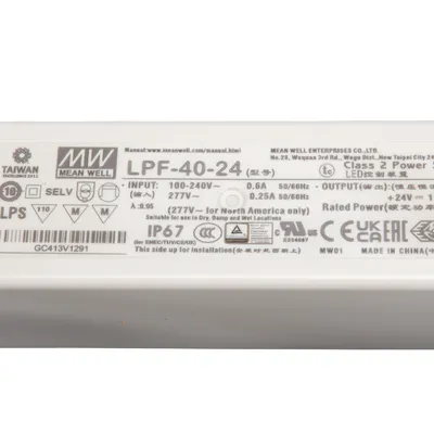 Obrázek produktu pro Synergy 21 Netzteil - 24V 40W Mean Well IP67 (LPF-40-24)
