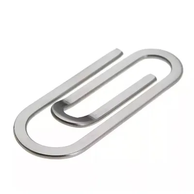 Produktbild von Geldklammer Zeitlos Edelstahl Money Clip Geldclip Silberfarben