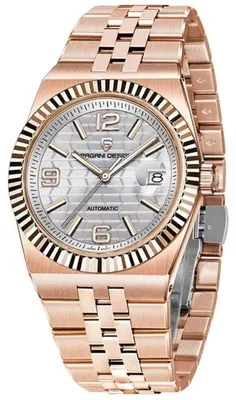 Produktbild von Herrenuhr Pagani Design Eppos, mechanisch, Edelstahl, Roségold / Weiß