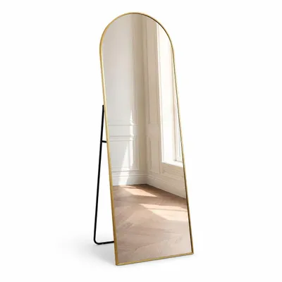 Produktbild von STYLER Aurea Standspiegel 140 x 50 cm Gold Aluminiumrahmen