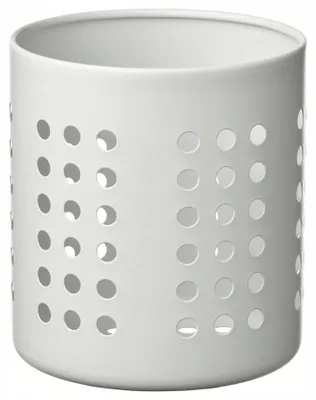 Produktbild von IKEA ORDNING Besteckbehälter Weiß Edelstahl 13.5 cm