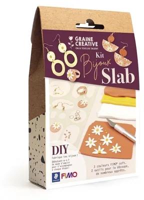 Produktbild von Fimo Kreativset Schmuck Blumen Slab - DIY Modellierkunst
