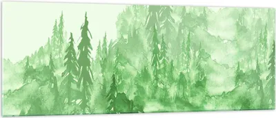 Produktbild von Bilder auf glas - Wald Baum Natur - 140x50cm - Glasbilder - Wandbilder - Kunstdruck - zum Aufhängen bereit - Wanddekoration aus Glas - Glas Bilder - Wandbild auf Glas - Einteilig - GAB140x50-4046