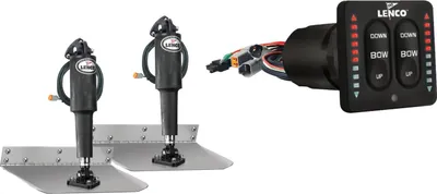 Produktbild von Lenco Trimmklappen Set mit Steuerpult LED Integrated Switch Kit : Für Boote 9m - 13,2m