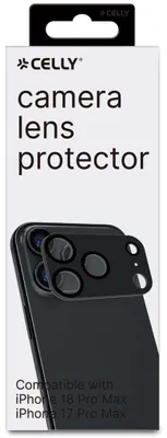 Zdjęcie produktu dla Osłona obiektywu aparatu iPhone 18/17 Pro Max, ciemnosrebrna
