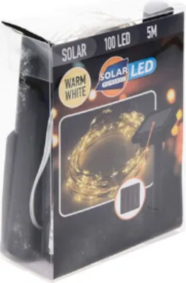 Obrázok produktu pre LED rozprávkové svetlá Životnosť 7 m Teplá biela 2 m Solárne