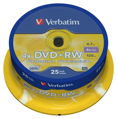 Image de Verbatim DVD+RW vierges, 25 unités