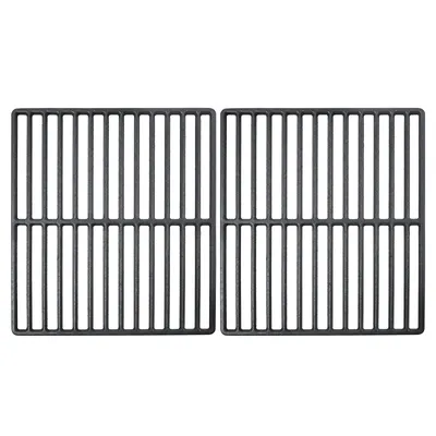 Image de TAINO BRANDO 4+1, Ensemble de grilles de barbecue en fonte , 2 pièces, 60 x 34 cm, accessoire pour barbecue à gaz