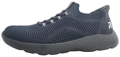 Image de Chaussures Rieker pour femmes, chaussures basses, mocassins, couleur noire, style décontracté