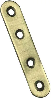 Produktbild von 14 Schraubplatte aus Edelstahl 120x19x2mm