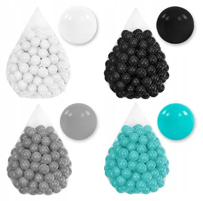 Produktbild von Bälle Für Bällebad 7 cm - 200 Stück - Bunte Babybälle Plastikbälle Baby Spielbälle | TUPPI