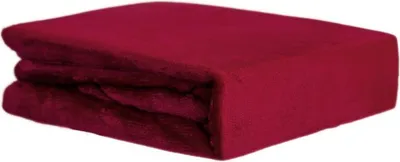 Produktbild von Plüsch Spannbettlaken 180-200 x 200 cm + 30 cm mit Rundumgummizug - Cashmere Touch 180 gsm Bordeaux