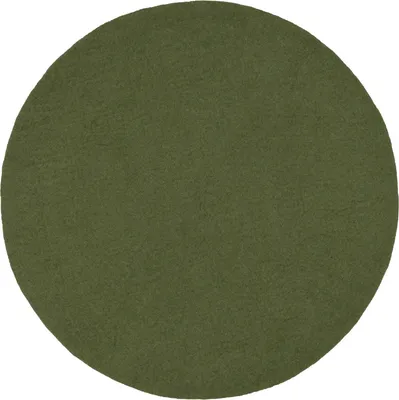 Produktbild von New Colours Filzteppich Rund ø 250 cm Dunkelgrün