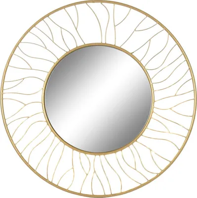 Obrázek produktu pro Nástěnné zrcadlo Home ESPRIT Gold 70 x 2 x 70 cm
