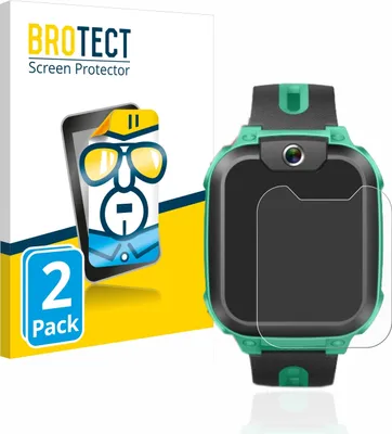 Produktbild von 2x Für Imoo Watch Phone Z1 Schutzfolie BROTECT Displayschutz Display Schutz Folie Klar Transparent