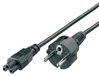 Produktbild von Equip Hochwertiges Netzkabel, C5 auf Schuko, 1,8m, 1,8 m, CEE 7/7, IEC C5, H05VV-F3G, 250 V, 2.5 A