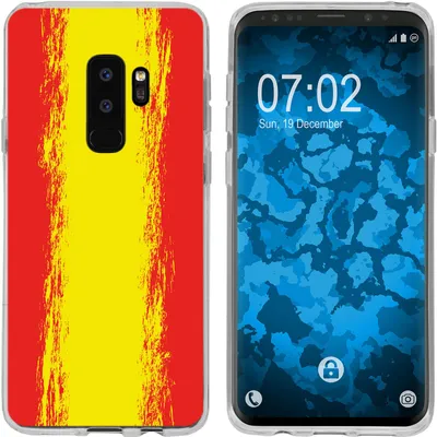 Produktbild von PhoneNatic Case kompatibel mit Samsung Galaxy S9 Silikon-Hülle WM Spanien M11