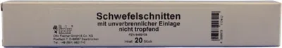 Produktbild von Schwefelschnitten, nicht tropfend 20 Stück