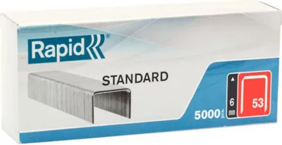 Produktbild von Rapid 40108657, 6 mm, Galvanisiertes Metall, Stahl, Rapid, 50 mm, 120 mm