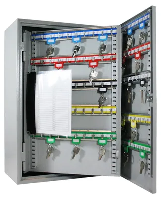 Schlüsselschrank mit 600 Haken von HMF in Lichtgrau