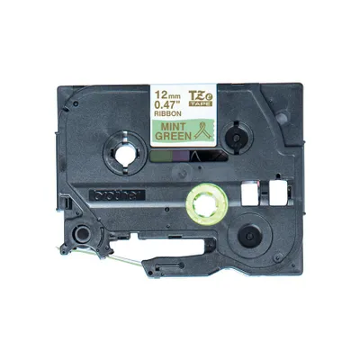 Produktbild von Brother TZe-RM34 - Seidig - Gold auf Mintgrün - Rolle (1,2 cm x 4 m) 1 Kassette(n) Band - für P-Touch Embellish