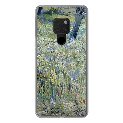 Produktbild von MuchoWow® Handyhülle Schutzhülle Hülle für Huawei P40 Lite Baumstämme im Gras - Vincent van Gogh Silikon Softcase Handy Hülle - Handy