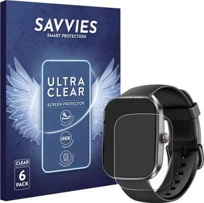 Produktbild von 6x Für Soudorv T70B 1.91" Schutzfolie Savvies Displayschutz Display Schutz Folie Klar Transparent