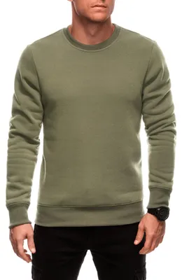Productafbeelding van Edoti heren sweater, model Kyler, donkerolijf, maat L