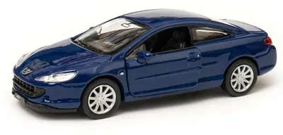 Produktbild von WELLY Peugeot 407 Coupe Modellauto 1:34 Dunkelblau