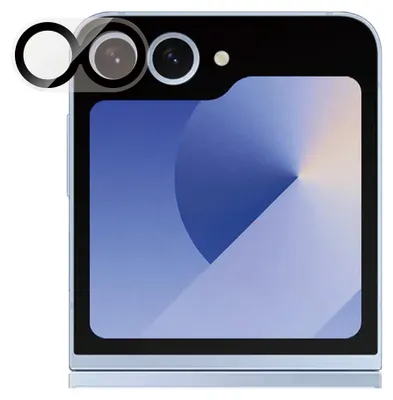 Zdjęcie produktu dla PanzerGlass ® PicturePerfect Camera Lens Protector Samsung Galaxy Z Flip6, Samsung, Samsung - Galaxy Z Flip6, Aplikacja na sucho, Odporny na zadrapania, Odporny na wstrząsy, Przezroczysty, 1 szt.