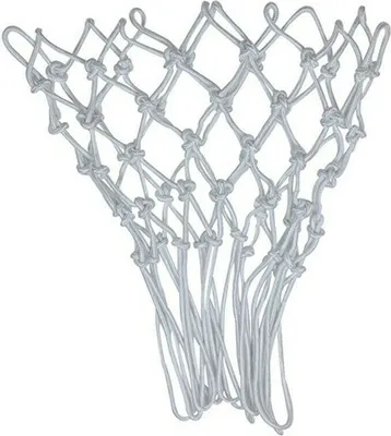 Produktbild von Pegasi Basketballnetz Universal 150g - Past für alle Basketballkorb - Innen- und Außeneinsatz - Indoor - Outdoor - Basketball Zubehör - Nylonn - Weiß