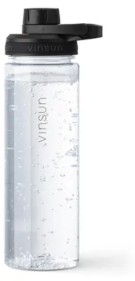 Trinkflasche 750ml Sport Flasche Wasser BPA frei Kohlensäure geeignet Vinsun