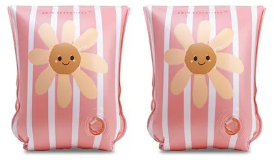 Obrázek produktu pro Plavecké pomůcky – plavecké rukávky – růžové – s motivem sedmikrásky