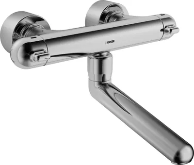 Obrázek produktu pro Hansa umyvadlová/dřezová termostatická nástěnná baterie Hansacare projekce 250 mm chrom, 8302201