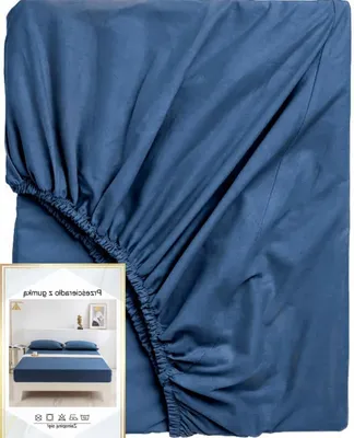 Produktbild von JadorDecor Spannbettlaken Premium weich 140x200 cm hellblau