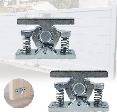 Produktbild von Schwere Türstopper - Edelstahl - 2 Stücke - Silber
