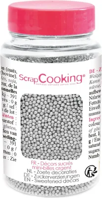 Produktbild von Mini-Silberperlen-Zuckerdekorationen - 80 g