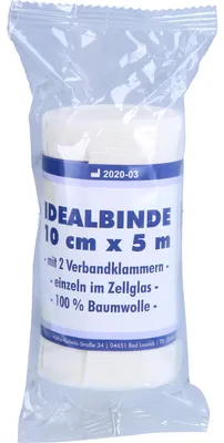 Produktbild von DR. JUNGHANS Idealbinde 5 m x 10 cm, 1 St. Binde